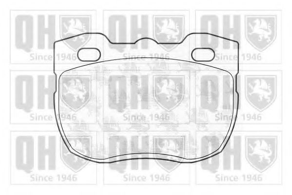 QUINTON HAZELL BP481 Тормозные колодки для LAND ROVER DEFENDER (Ленд ровер/лэнд ровер Дэфэндэр) QUINTON HAZELL BP481 Тормозные колодки для LAND ROVER DEFENDER (Ленд ровер/лэнд ровер Дэфэндэр)