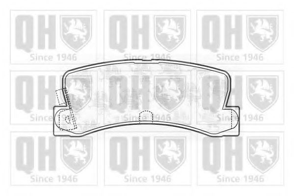 QUINTON HAZELL BP489 Тормозные колодки для TOYOTA COROLLA SPRINTER (Тойота/тоета Cоролла спринтэр) QUINTON HAZELL BP489 Тормозные колодки для TOYOTA COROLLA SPRINTER (Тойота/тоета Cоролла спринтэр)