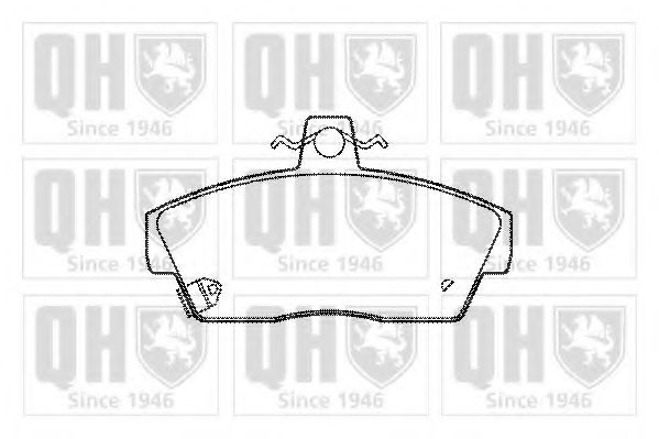 QUINTON HAZELL BP491 Тормозные колодки для ROVER 400 (Ровер 400) QUINTON HAZELL BP491 Тормозные колодки для ROVER 400 (Ровер 400)