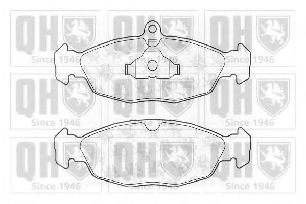 QUINTON HAZELL BP523 Тормозные колодки для OPEL CORSA A (Опель Cорса а) QUINTON HAZELL BP523 Тормозные колодки для OPEL CORSA A (Опель Cорса а)