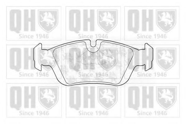 QUINTON HAZELL BP531 Тормозные колодки для BMW Z3 (Бмв З3)