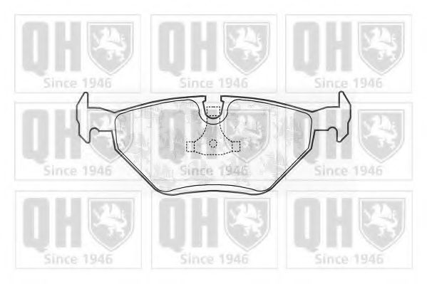 QUINTON HAZELL BP532 Тормозные колодки для BMW 7 (Бмв 7) QUINTON HAZELL BP532 Тормозные колодки для BMW 7 (Бмв 7)