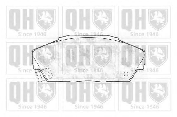QUINTON HAZELL BP548 Тормозные колодки для HONDA PRELUDE III (Хонда Прэлудэ 3) QUINTON HAZELL BP548 Тормозные колодки для HONDA PRELUDE III (Хонда Прэлудэ 3)