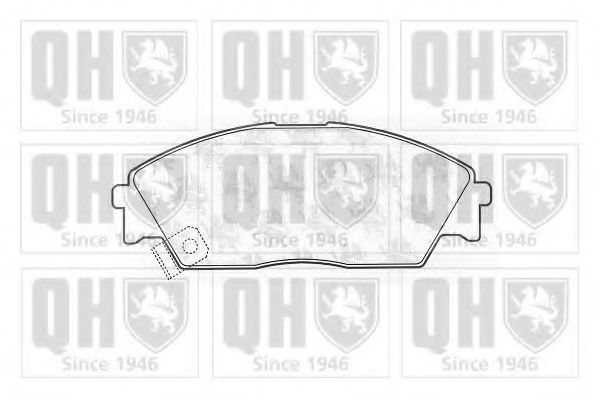QUINTON HAZELL BP550 Тормозные колодки для HONDA PRELUDE III (Хонда Прэлудэ 3) QUINTON HAZELL BP550 Тормозные колодки для HONDA PRELUDE III (Хонда Прэлудэ 3)