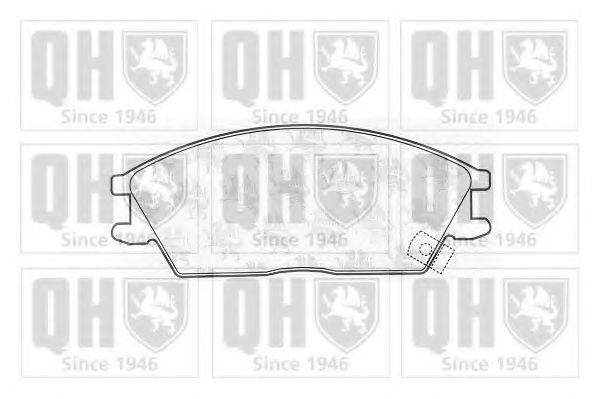 QUINTON HAZELL BP552 Тормозные колодки для HYUNDAI EXCEL (Хендай Эxcэл) QUINTON HAZELL BP552 Тормозные колодки для HYUNDAI EXCEL (Хендай Эxcэл)