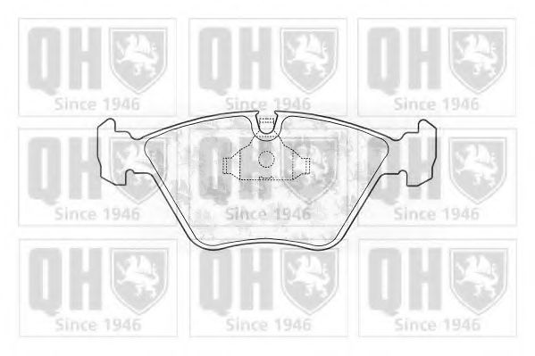 QUINTON HAZELL BP555 Тормозные колодки для JAGUAR VANDEN PLAS (Ягуар Vандэн плас) QUINTON HAZELL BP555 Тормозные колодки для JAGUAR VANDEN PLAS (Ягуар Vандэн плас)