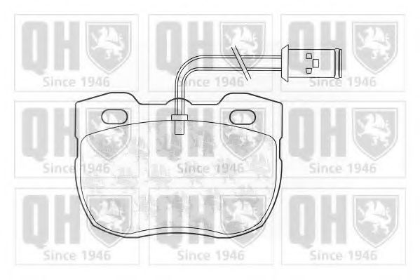 QUINTON HAZELL BP559 Тормозные колодки для LAND ROVER DEFENDER (Ленд ровер/лэнд ровер Дэфэндэр) QUINTON HAZELL BP559 Тормозные колодки для LAND ROVER DEFENDER (Ленд ровер/лэнд ровер Дэфэндэр)