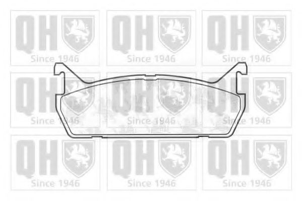 QUINTON HAZELL BP565 Тормозные колодки для MAZDA FAMILIA IV (Мазда Фамилиа иv)