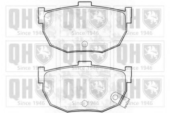 QUINTON HAZELL BP575 Тормозные колодки для HYUNDAI TUSCANI (Хендай Тусcани) QUINTON HAZELL BP575 Тормозные колодки для HYUNDAI TUSCANI (Хендай Тусcани)