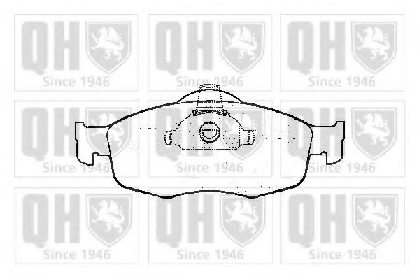 QUINTON HAZELL BP600 Тормозные колодки для FORD MONDEO (Форд Мондэо) QUINTON HAZELL BP600 Тормозные колодки для FORD MONDEO (Форд Мондэо)