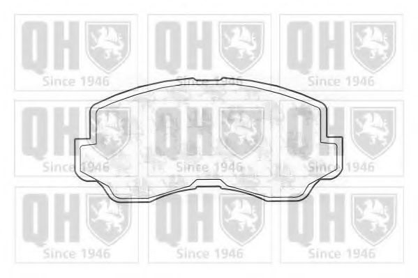 QUINTON HAZELL BP649 Тормозные колодки для MITSUBISHI MONTERO (Митсубиши/митсубиси Монтэро) QUINTON HAZELL BP649 Тормозные колодки для MITSUBISHI MONTERO (Митсубиши/митсубиси Монтэро)