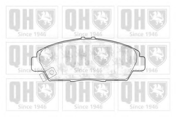 QUINTON HAZELL BP741 Тормозные колодки для HONDA PRELUDE V (Хонда Прэлудэ v) QUINTON HAZELL BP741 Тормозные колодки для HONDA PRELUDE V (Хонда Прэлудэ v)