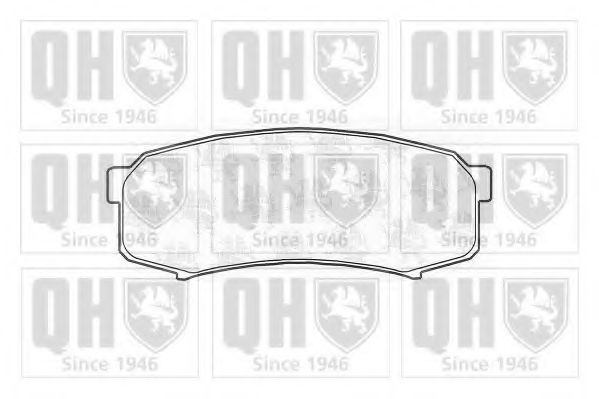 QUINTON HAZELL BP757 Тормозные колодки для TOYOTA PRADO (Тойота/тоета Прадо) QUINTON HAZELL BP757 Тормозные колодки для TOYOTA PRADO (Тойота/тоета Прадо)