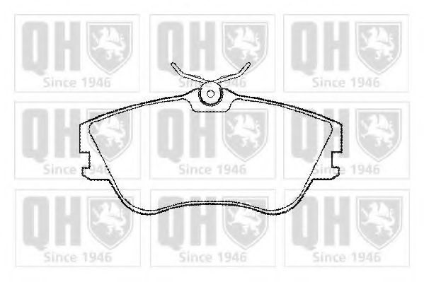 QUINTON HAZELL BP772 Тормозные колодки для VOLKSWAGEN T4 CARAVELLE (Фольксваген Т4 cараvэллэ) QUINTON HAZELL BP772 Тормозные колодки для VOLKSWAGEN T4 CARAVELLE (Фольксваген Т4 cараvэллэ)