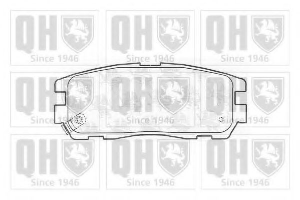 QUINTON HAZELL BP792 Тормозные колодки для OPEL FRONTERA B (Опель Фронтера б) QUINTON HAZELL BP792 Тормозные колодки для OPEL FRONTERA B (Опель Фронтера б)