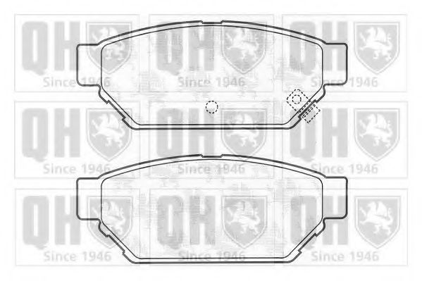 QUINTON HAZELL BP798 Тормозные колодки для MITSUBISHI LIBERO V (Митсубиши/митсубиси Либэро v) QUINTON HAZELL BP798 Тормозные колодки для MITSUBISHI LIBERO V (Митсубиши/митсубиси Либэро v)