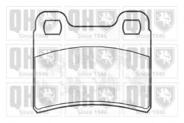 QUINTON HAZELL BP833 Тормозные колодки для KIA MENTOR (Киа Мэнтор) QUINTON HAZELL BP833 Тормозные колодки для KIA MENTOR (Киа Мэнтор)
