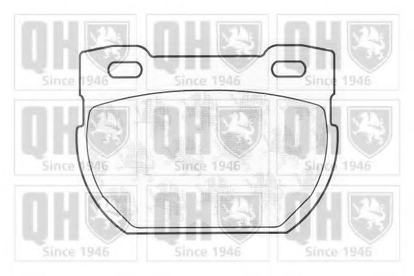 QUINTON HAZELL BP840 Тормозные колодки для LAND ROVER DEFENDER (Ленд ровер/лэнд ровер Дэфэндэр) QUINTON HAZELL BP840 Тормозные колодки для LAND ROVER DEFENDER (Ленд ровер/лэнд ровер Дэфэндэр)