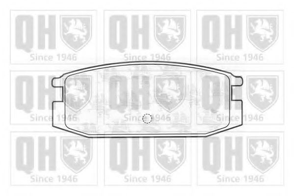 QUINTON HAZELL BP845 Тормозные колодки для MITSUBISHI MONTERO (Митсубиши/митсубиси Монтэро) QUINTON HAZELL BP845 Тормозные колодки для MITSUBISHI MONTERO (Митсубиши/митсубиси Монтэро)