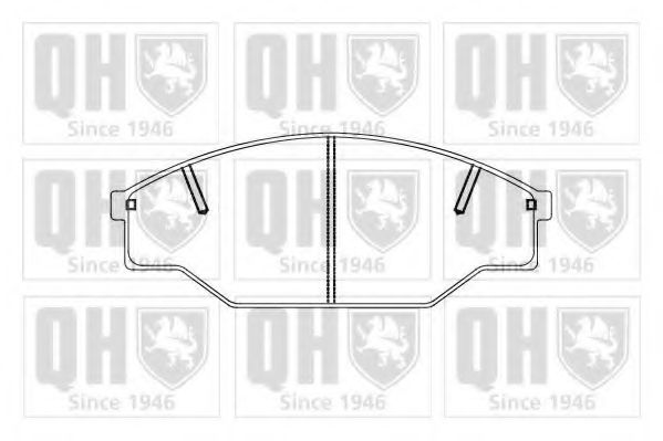 QUINTON HAZELL BP856 Тормозные колодки для VOLKSWAGEN TARO (Фольксваген Таро) QUINTON HAZELL BP856 Тормозные колодки для VOLKSWAGEN TARO (Фольксваген Таро)