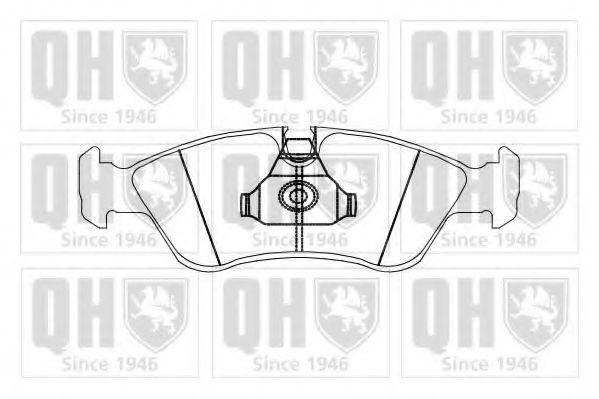 QUINTON HAZELL BP874 Тормозные колодки для DAEWOO (Дэу) QUINTON HAZELL BP874 Тормозные колодки для DAEWOO (Дэу)