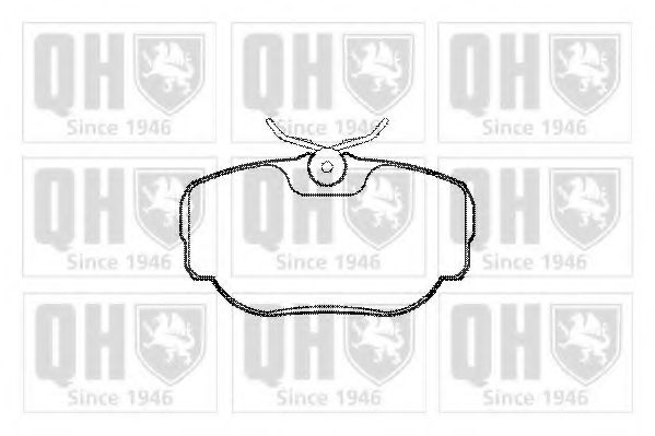 QUINTON HAZELL BP897 Тормозные колодки для LAND ROVER RANGE ROVER II (Ленд ровер/лэнд ровер Рангэ ровер 2) QUINTON HAZELL BP897 Тормозные колодки для LAND ROVER RANGE ROVER II (Ленд ровер/лэнд ровер Рангэ ровер 2)