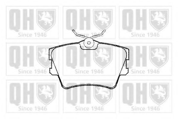 QUINTON HAZELL BP966 Тормозные колодки для VOLKSWAGEN T4 CARAVELLE (Фольксваген Т4 cараvэллэ) QUINTON HAZELL BP966 Тормозные колодки для VOLKSWAGEN T4 CARAVELLE (Фольксваген Т4 cараvэллэ)