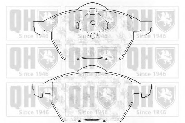 QUINTON HAZELL BP975 Тормозные колодки для VOLKSWAGEN (Фольксваген) QUINTON HAZELL BP975 Тормозные колодки для VOLKSWAGEN (Фольксваген)