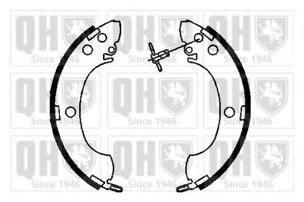 QUINTON HAZELL BS1007 Тормозные колодоки 