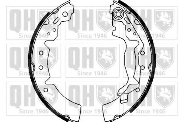 QUINTON HAZELL BS1017 Тормозные колодоки 