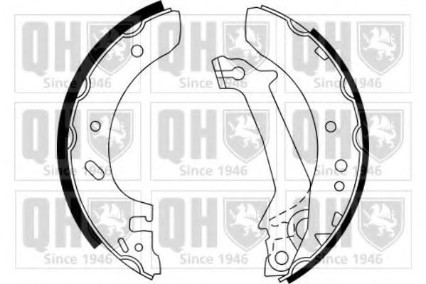 QUINTON HAZELL BS1132 Тормозные колодоки для FORD FIESTA (Форд Фиэста) QUINTON HAZELL BS1132 Тормозные колодоки для FORD FIESTA (Форд Фиэста)