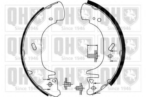 QUINTON HAZELL BS1134 Тормозные колодоки для RENAULT MASTER I (Рено Мастэр и) QUINTON HAZELL BS1134 Тормозные колодоки для RENAULT MASTER I (Рено Мастэр и)