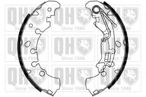 QUINTON HAZELL BS1163 Тормозные колодоки для LANCIA MUSA (Лансиа/лянча Муса) QUINTON HAZELL BS1163 Тормозные колодоки для LANCIA MUSA (Лансиа/лянча Муса)