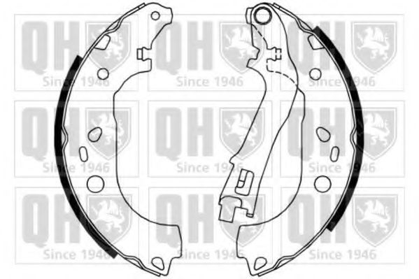 QUINTON HAZELL BS1170 Тормозные колодоки для LANCIA MUSA (Лансиа/лянча Муса)