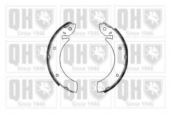 QUINTON HAZELL BS519 Тормозные колодоки для FORD GRANADA (Форд Гранада) QUINTON HAZELL BS519 Тормозные колодоки для FORD GRANADA (Форд Гранада)