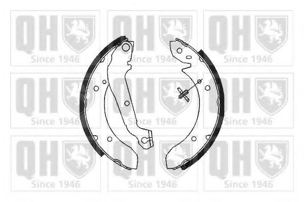 QUINTON HAZELL BS612 Тормозные колодоки для FORD GRANADA (Форд Гранада) QUINTON HAZELL BS612 Тормозные колодоки для FORD GRANADA (Форд Гранада)