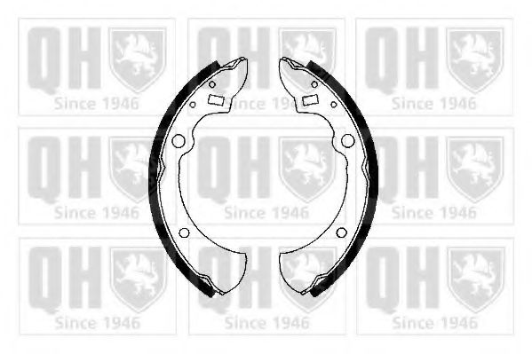 QUINTON HAZELL BS666 Тормозные колодоки для MAZDA GLC II (Мазда Глc 2) QUINTON HAZELL BS666 Тормозные колодоки для MAZDA GLC II (Мазда Глc 2)