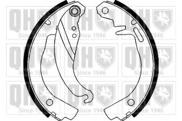 QUINTON HAZELL BS667 Тормозные колодоки для OPEL CORSA A (Опель Cорса а) QUINTON HAZELL BS667 Тормозные колодоки для OPEL CORSA A (Опель Cорса а)