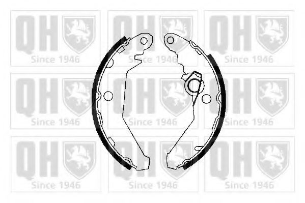 QUINTON HAZELL BS668 Тормозные колодоки для FORD (Форд) QUINTON HAZELL BS668 Тормозные колодоки для FORD (Форд)