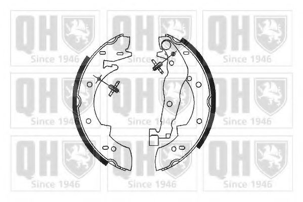 QUINTON HAZELL BS678 Тормозные колодоки для PEUGEOT 405 II (Пежо 405 2) QUINTON HAZELL BS678 Тормозные колодоки для PEUGEOT 405 II (Пежо 405 2)