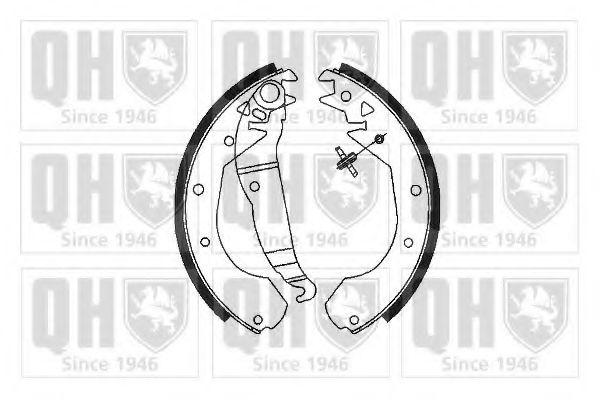 QUINTON HAZELL BS686 Тормозные колодоки для OPEL (Опель) QUINTON HAZELL BS686 Тормозные колодоки для OPEL (Опель)