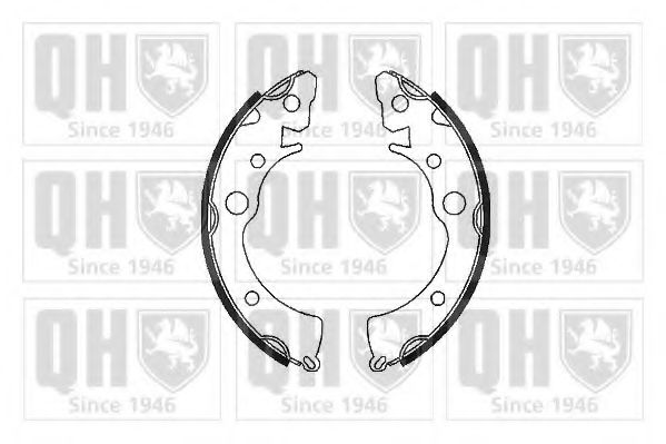 QUINTON HAZELL BS689 Тормозные колодоки для HONDA CRX II (Хонда Cрх 2) QUINTON HAZELL BS689 Тормозные колодоки для HONDA CRX II (Хонда Cрх 2)