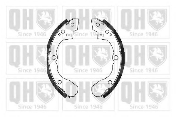 QUINTON HAZELL BS694 Тормозные колодоки для MAZDA 626 II (Мазда 626 2) QUINTON HAZELL BS694 Тормозные колодоки для MAZDA 626 II (Мазда 626 2)