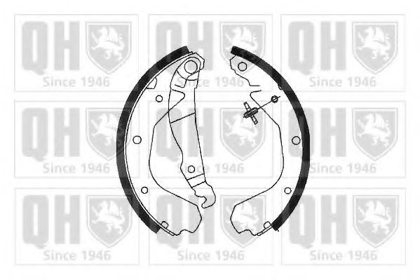 QUINTON HAZELL BS709 Тормозные колодоки для OPEL CORSA A (Опель Cорса а) QUINTON HAZELL BS709 Тормозные колодоки для OPEL CORSA A (Опель Cорса а)