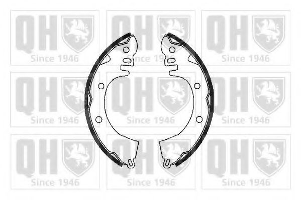 QUINTON HAZELL BS740 Тормозные колодоки для MITSUBISHI LANCER (Митсубиши/митсубиси Ланcэр) QUINTON HAZELL BS740 Тормозные колодоки для MITSUBISHI LANCER (Митсубиши/митсубиси Ланcэр)