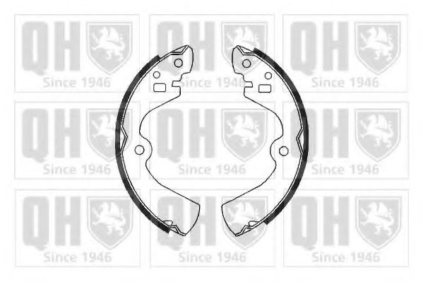 QUINTON HAZELL BS744 Тормозные колодоки для NISSAN (Ниссан) QUINTON HAZELL BS744 Тормозные колодоки для NISSAN (Ниссан)