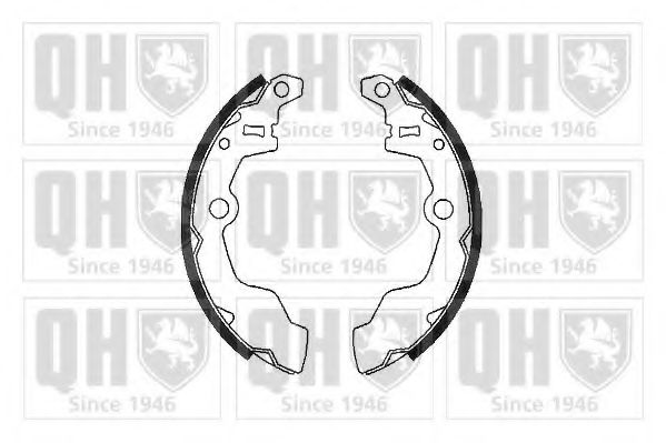 QUINTON HAZELL BS750 Тормозные колодоки для SUBARU (Субару) QUINTON HAZELL BS750 Тормозные колодоки для SUBARU (Субару)