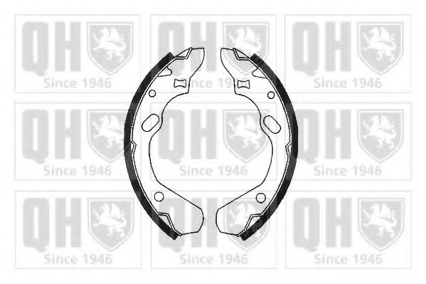 QUINTON HAZELL BS788 Тормозные колодоки для MAZDA PROTEGE IV (Мазда Протэгэ иv)