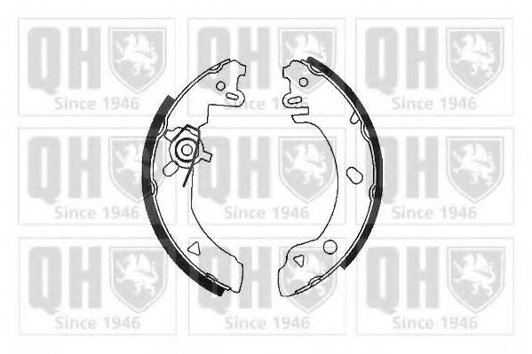 QUINTON HAZELL BS802 Тормозные колодоки для FORD FIESTA (Форд Фиэста) QUINTON HAZELL BS802 Тормозные колодоки для FORD FIESTA (Форд Фиэста)