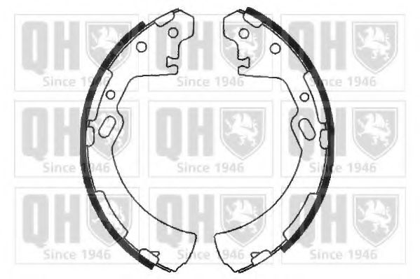 QUINTON HAZELL BS812 Тормозные колодоки для NISSAN PICKUP / NP300 III (Ниссан Пиcкуп / нп300 3)